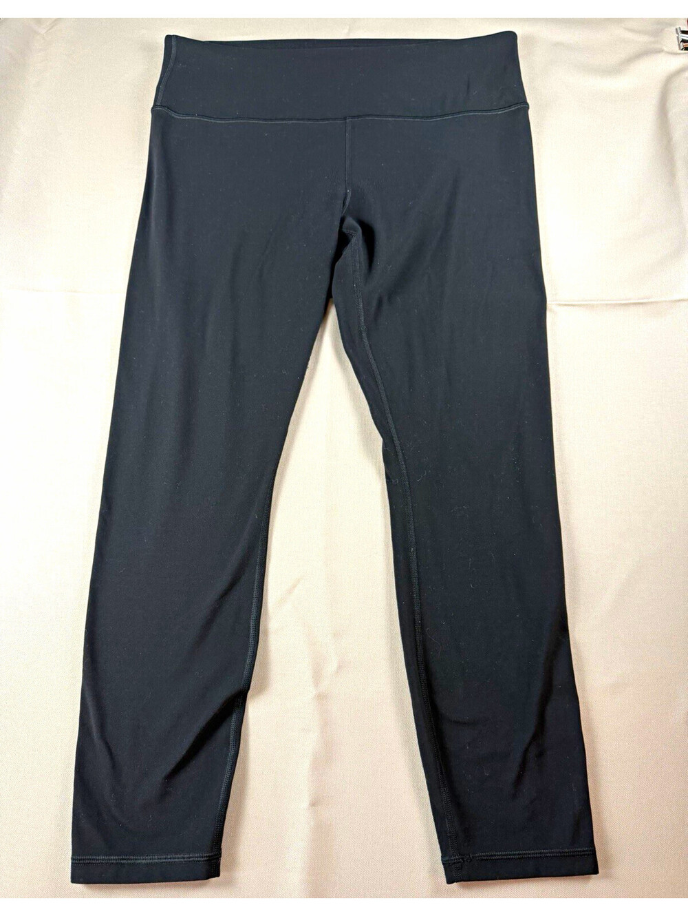 Athleta Elation 7/8 Tight Leggings Black L Women's Regular Ankle Logo Solid